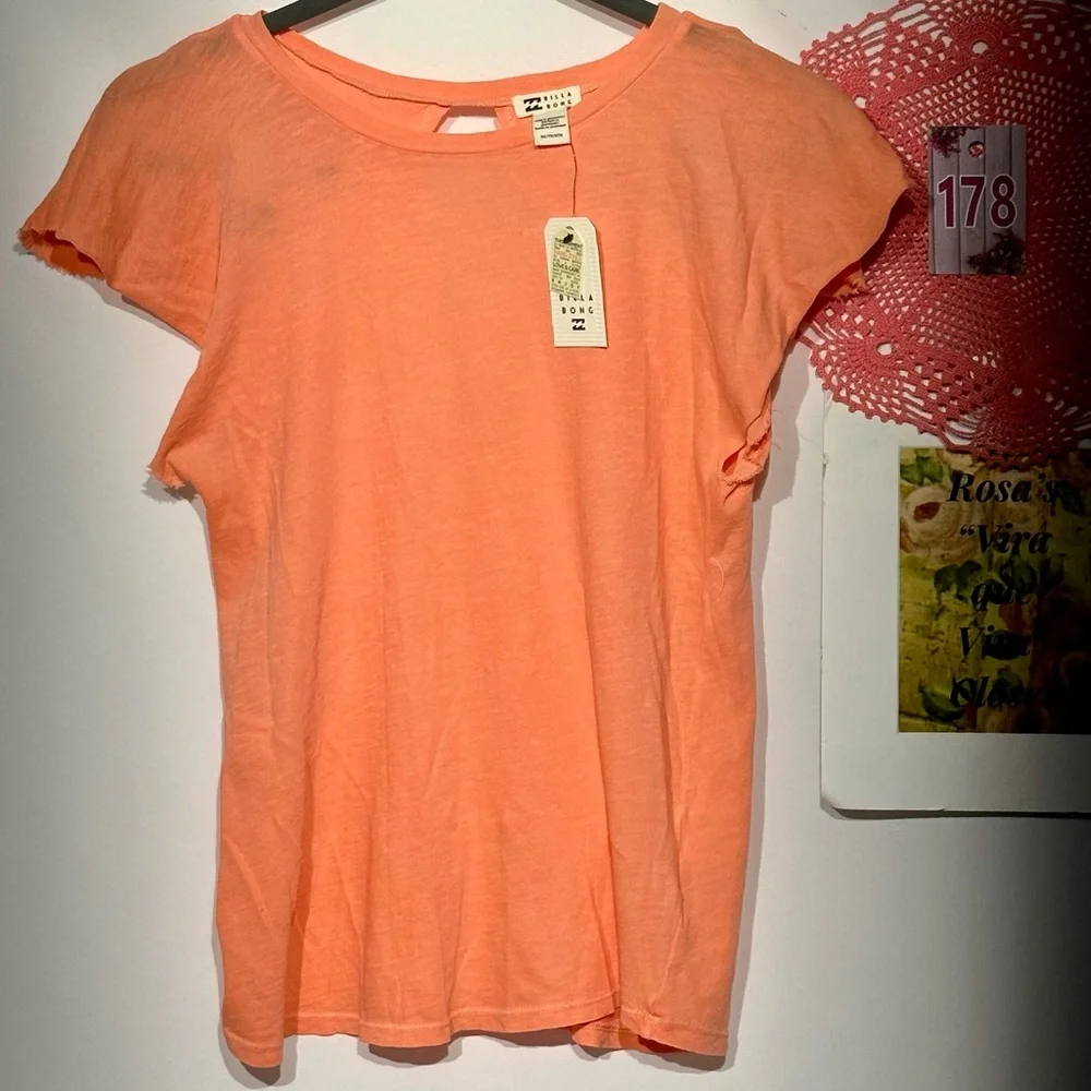BillaBong NWT Girl's Wave All Day Dress Melon XS